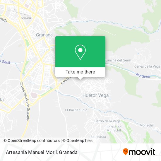 Artesania Manuel Moril map