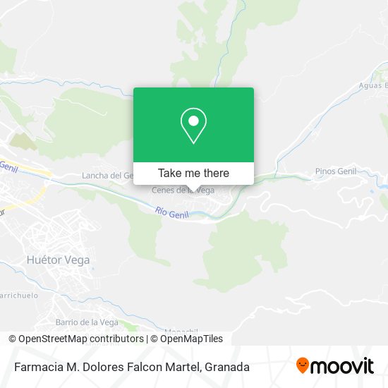 mapa Farmacia M. Dolores Falcon Martel