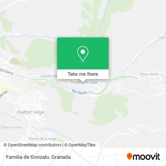 Familia de Gonzalo map