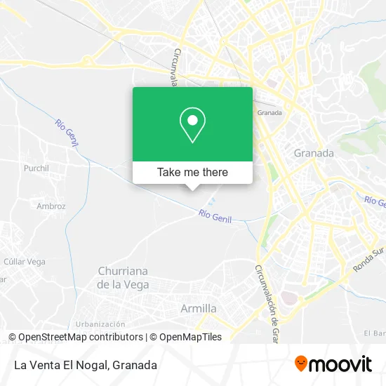 La Venta El Nogal map