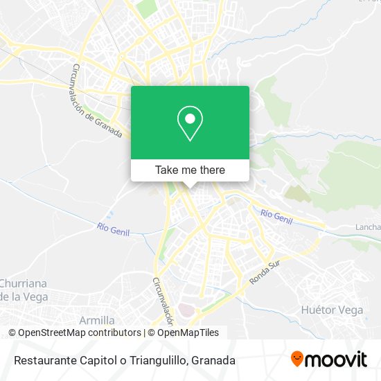 mapa Restaurante Capitol o Triangulillo