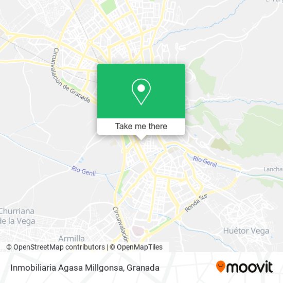 Inmobiliaria Agasa Millgonsa map