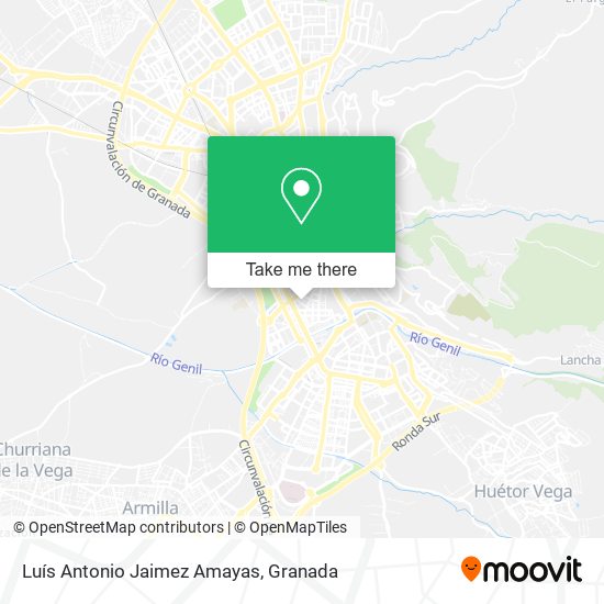 Luís Antonio Jaimez Amayas map