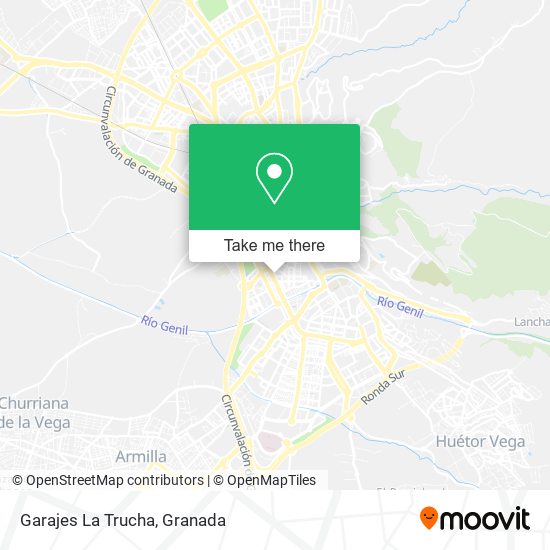 mapa Garajes La Trucha