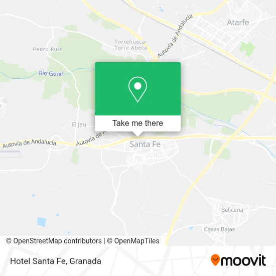 Hotel Santa Fe map