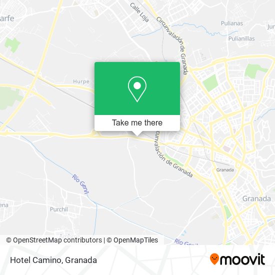 Hotel Camino map