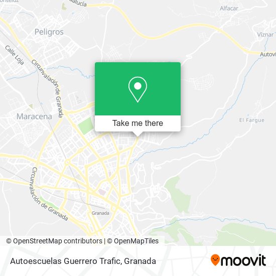 mapa Autoescuelas Guerrero Trafic