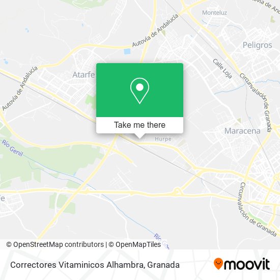 Correctores Vitaminicos Alhambra map