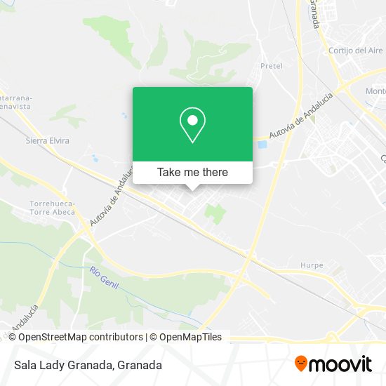 mapa Sala Lady Granada