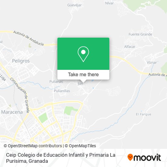 Ceip Colegio de Educación Infantil y Primaria La Purísima map
