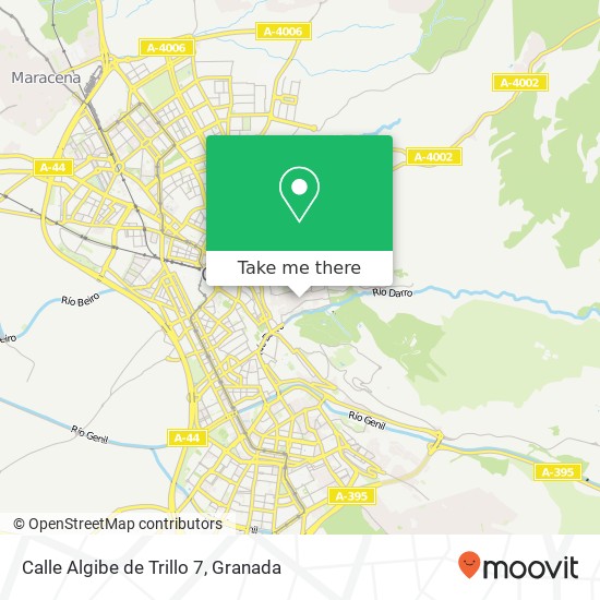 mapa Calle Algibe de Trillo 7