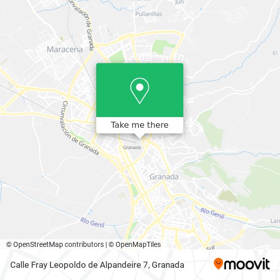 mapa Calle Fray Leopoldo de Alpandeire 7