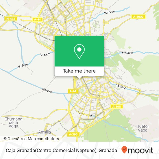 mapa Caja Granada(Centro Comercial Neptuno)