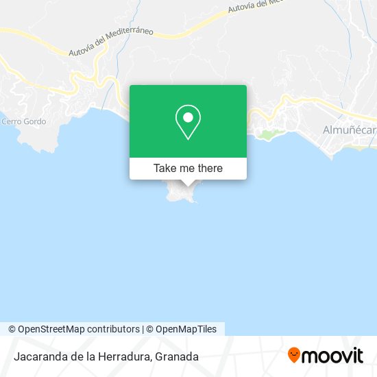 Jacaranda de la Herradura map