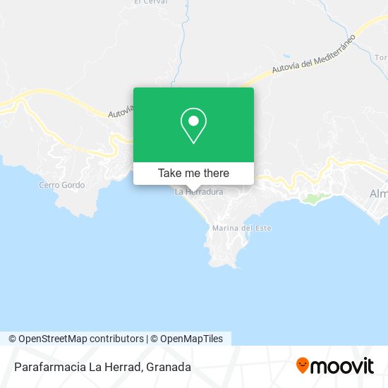 Parafarmacia La Herrad map