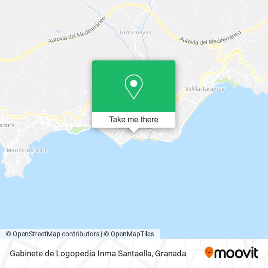 mapa Gabinete de Logopedia Inma Santaella