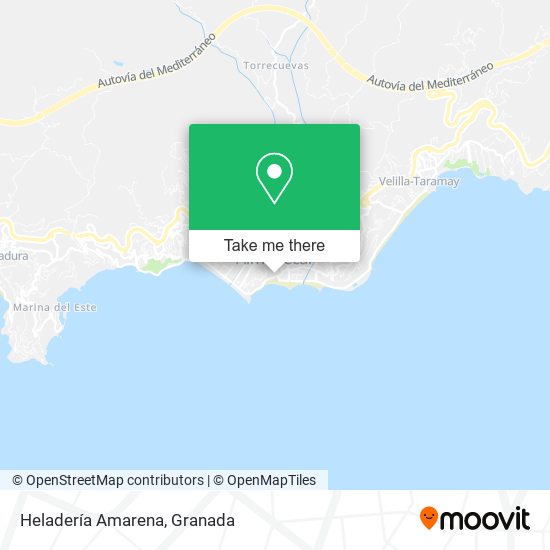 Heladería Amarena map