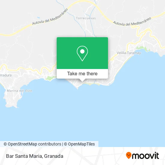 Bar Santa Maria map