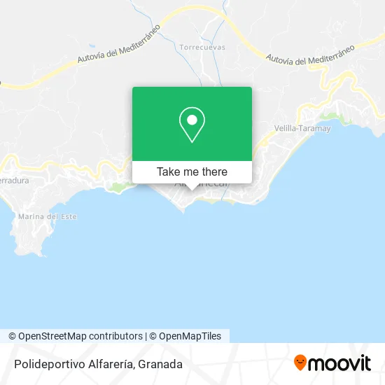 Polideportivo Alfarería map