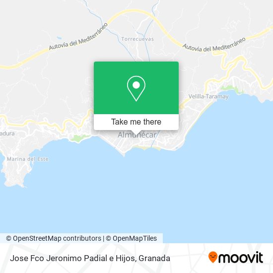 mapa Jose Fco Jeronimo Padial e Hijos