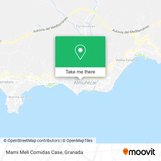 Mami Meli Comidas Case map