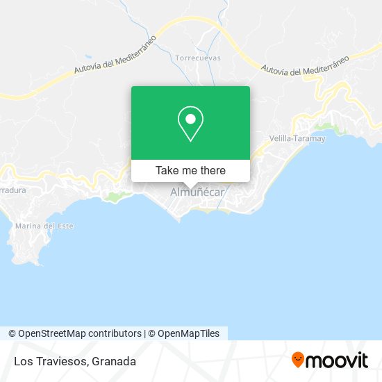 Los Traviesos map