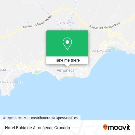 Hotel Bahía de Almuñécar map