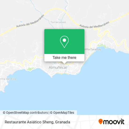 Restaurante Asiático Sheng map