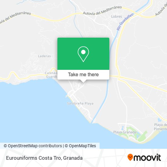 Eurouniforms Costa Tro map
