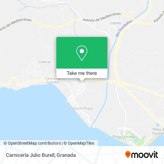 Carnicería Julio Burell map