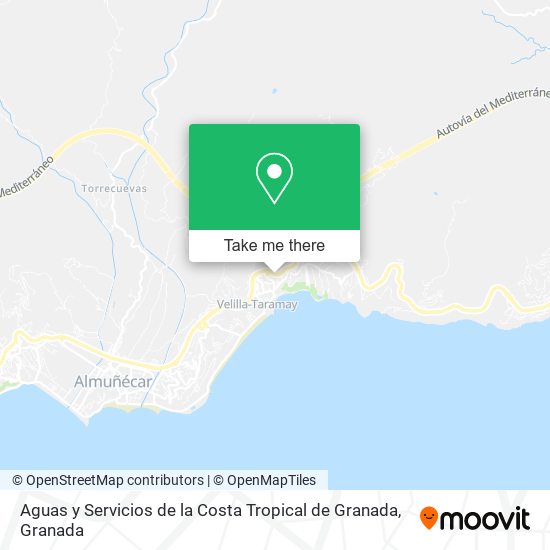 Aguas y Servicios de la Costa Tropical de Granada map
