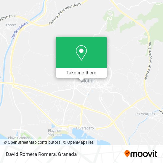 David Romera Romera map