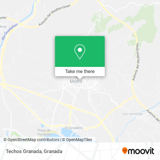 Techos Granada map