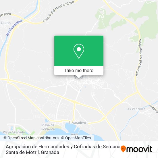 Agrupación de Hermandades y Cofradías de Semana Santa de Motril map