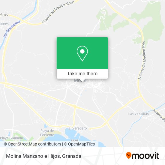 Molina Manzano e Hijos map