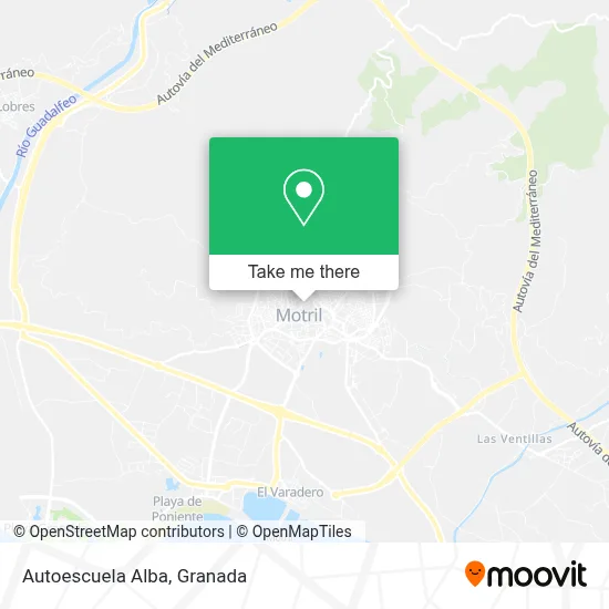 Autoescuela Alba map