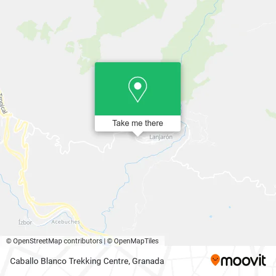 Caballo Blanco Trekking Centre map