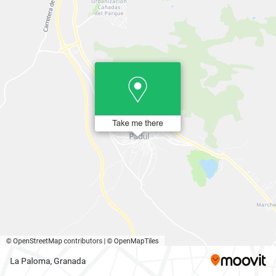 La Paloma map