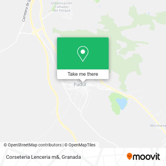 Corseteria Lenceria m& map