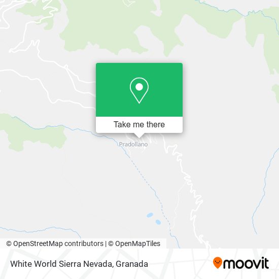 White World Sierra Nevada map