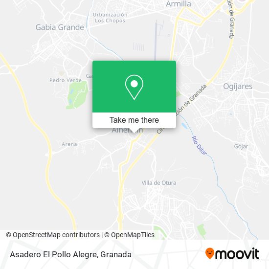 Asadero El Pollo Alegre map