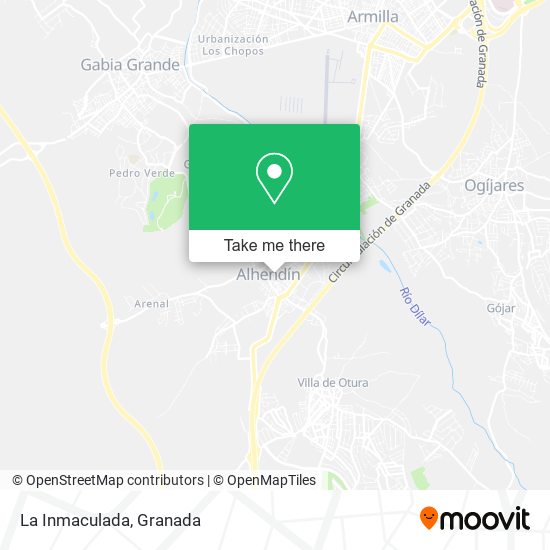 La Inmaculada map