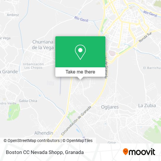 Boston CC Nevada Shopp map