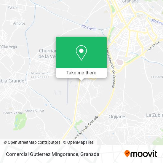 Comercial Gutierrez Mingorance map