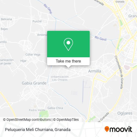 Peluqueria Meli Churriana map