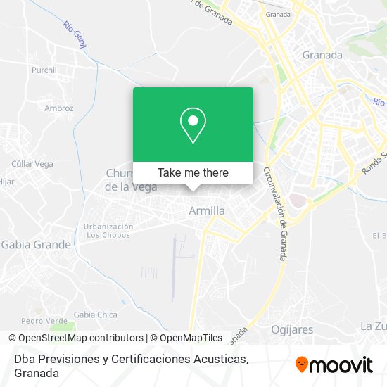 Dba Previsiones y Certificaciones Acusticas map