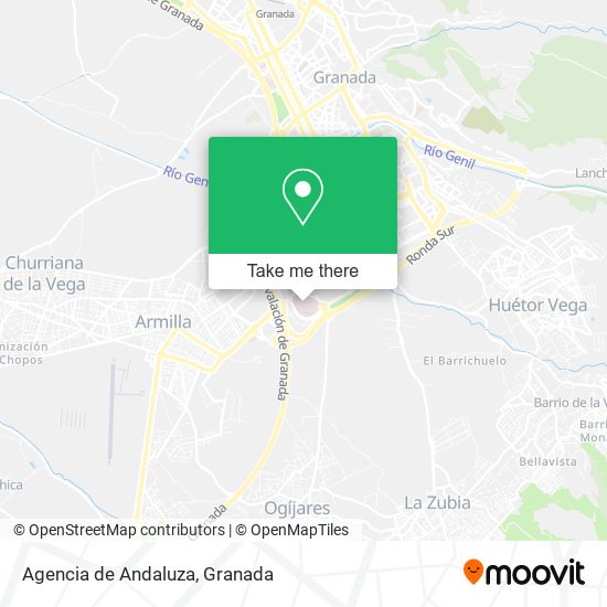 mapa Agencia de Andaluza