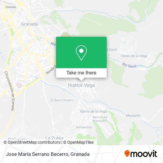 Jose María Serrano Becerro map