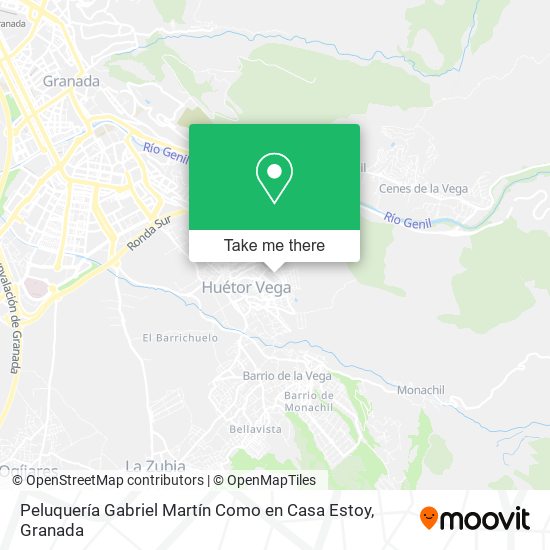 mapa Peluquería Gabriel Martín Como en Casa Estoy