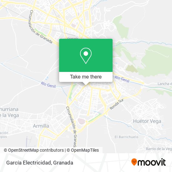 García Electricidad map